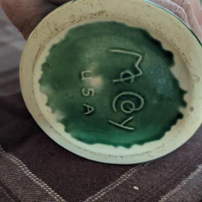 Delightful McCoy Green Vase