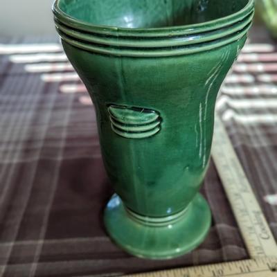Delightful McCoy Green Vase