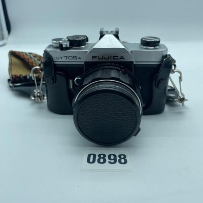 ST 705w Fujica Camera With Added On Lens