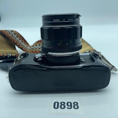 ST 705w Fujica Camera With Added On Lens