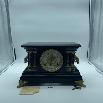 Antique Mantel Striking Clock