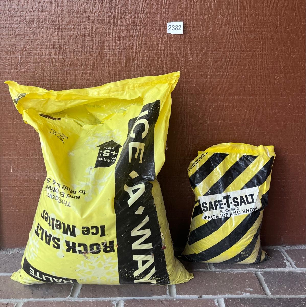 Rock Salt Ice and Snow Melter