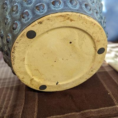 Vintage Aldo Londi for Bitossi (?) Remini Blue Ceramic Planter