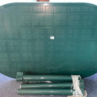 Green Plastic Table