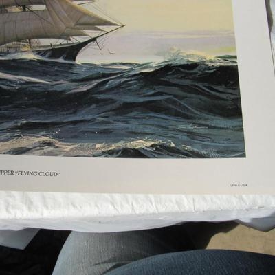 Lot 646:  Older USA Litho, The Flying Cloud