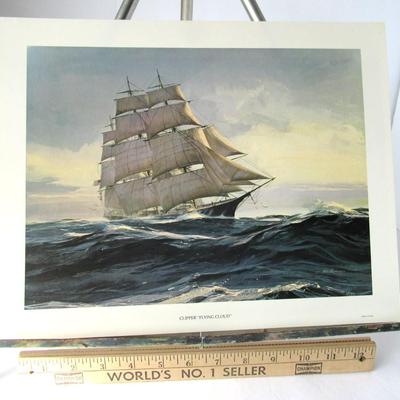 Lot 646:  Older USA Litho, The Flying Cloud