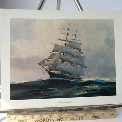 Lot 650:  Older USA Litho:  Clipper Staghound