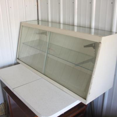 Lot 651:  Larger Glass and Metal Display Case