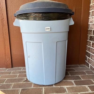 Outdoor Trash Barrel