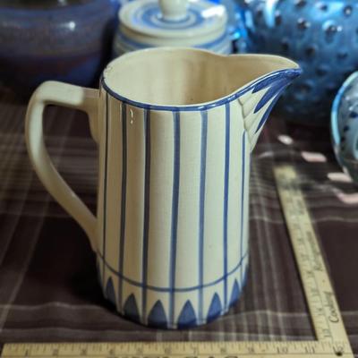 Blue and White Portuguese Jorge Jug