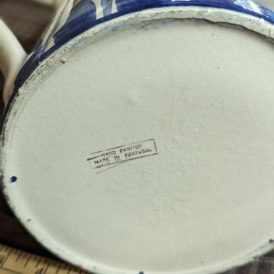 Blue and White Portuguese Jorge Jug