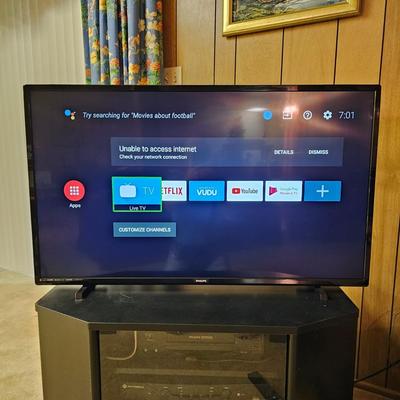 Philips 42" 4K Ultra HDTV, Stand and More  (BLR-JS)