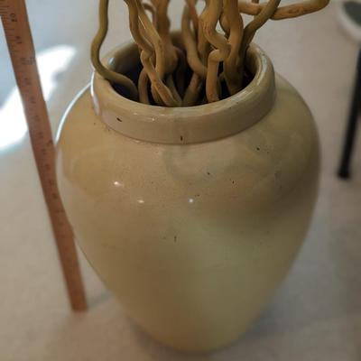 Versatile Color Large Vase of Curly Willow Branches
