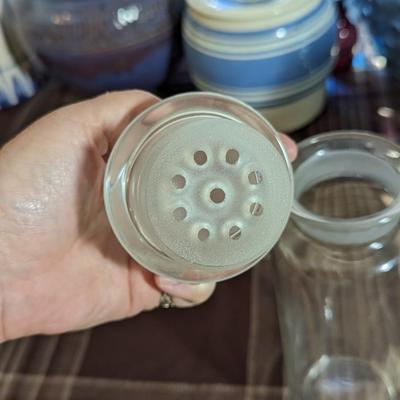 Art Deco Glass Cocktail Shaker