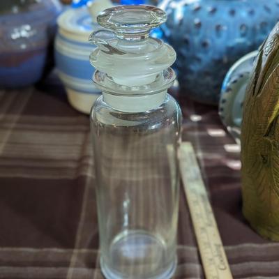Art Deco Glass Cocktail Shaker