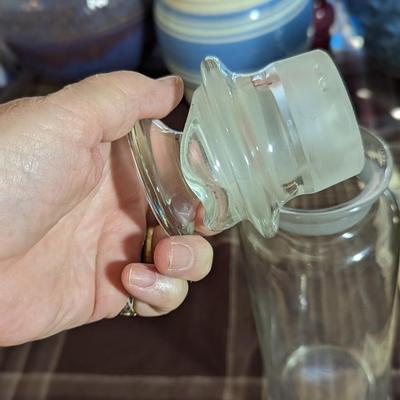 Art Deco Glass Cocktail Shaker