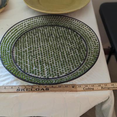 Wrought Iron and Bead Platter