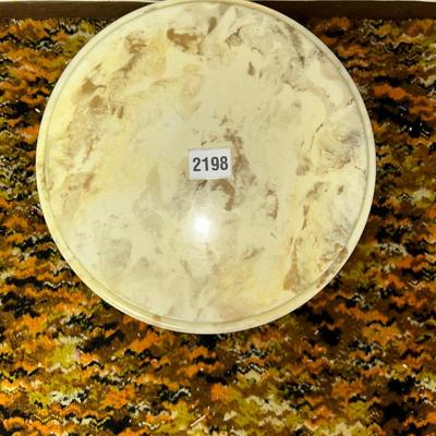 Round small table
