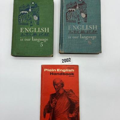 Vintage English Language Books