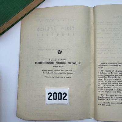 Vintage English Language Books