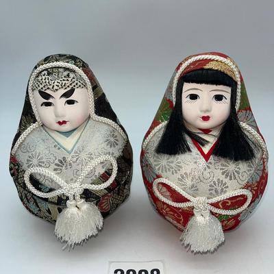 Vintage Japanese Wooden Dolls and Decor