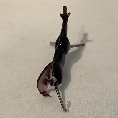 Miniature Purple Blown Glass Horses (DR-HS)