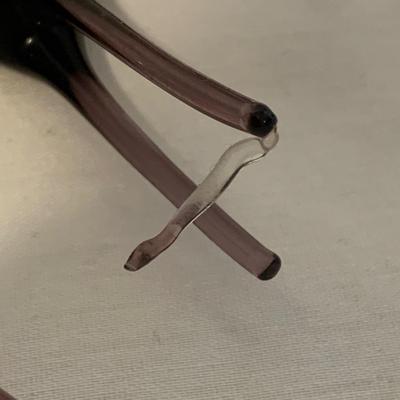 Miniature Purple Blown Glass Horses (DR-HS)