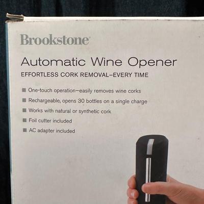 Brookstone Automatic Wine Opener, William Sonoma Appetizer Plates, & More Wine Acessories (K-KL)