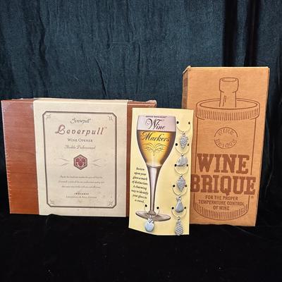 Brookstone Automatic Wine Opener, William Sonoma Appetizer Plates, & More Wine Acessories (K-KL)