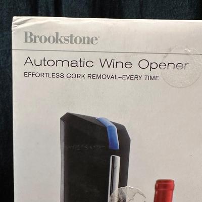 Brookstone Automatic Wine Opener, William Sonoma Appetizer Plates, & More Wine Acessories (K-KL)