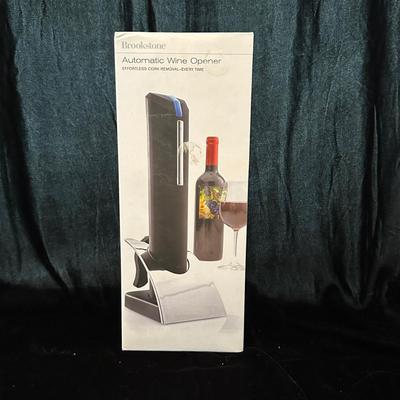 Brookstone Automatic Wine Opener, William Sonoma Appetizer Plates, & More Wine Acessories (K-KL)