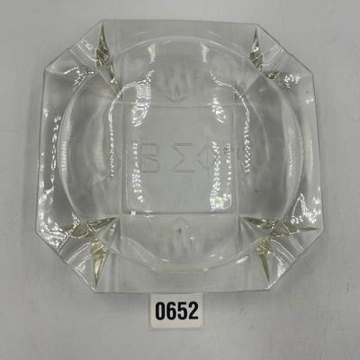 Decor glass dish