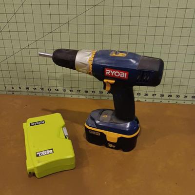 Ryobi Drill (no charger) + tools