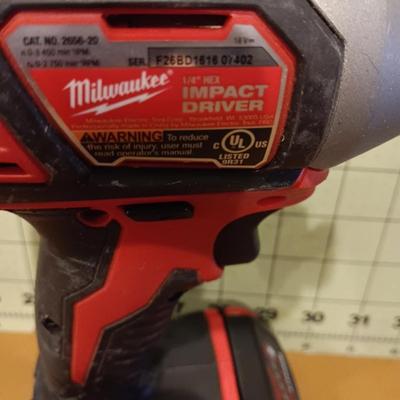 Milwaukee Impact Driver (1/4 Hex)