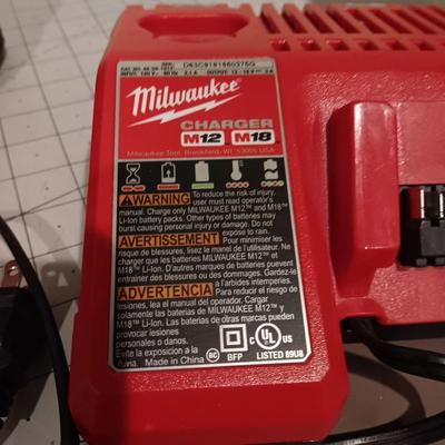 Milwaukee Drill Driver + Charger + Bag