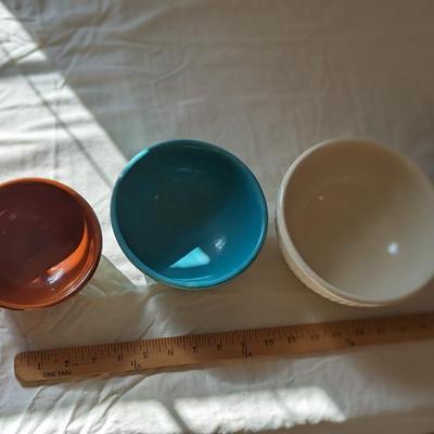 Set of 5 Ribbed Nesting Mixing Bowls