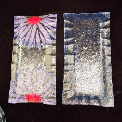 Decorative Painted Glass Plates & Bowls(DR-KL)