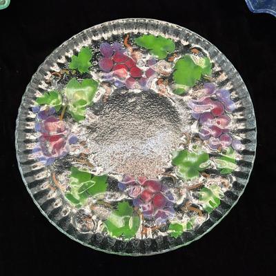 Decorative Painted Glass Plates & Bowls(DR-KL)