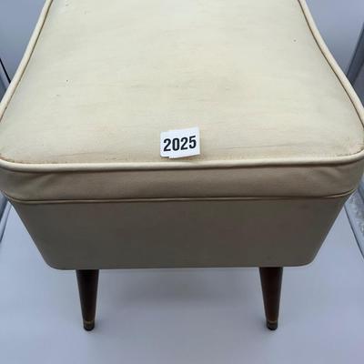 Mid Century Modern Sewing Machine Stool