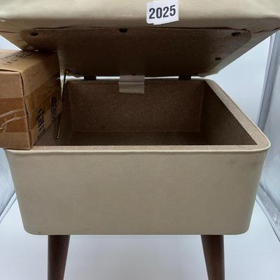 Mid Century Modern Sewing Machine Stool