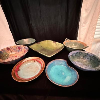 Assortment of Pottery Bowls (DR-KL)