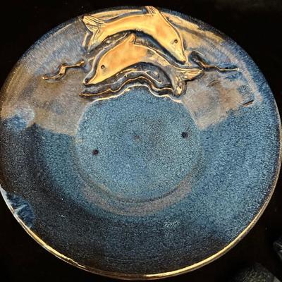 Shell Motif Plates & Large Bowl with Lid (DR-KL)