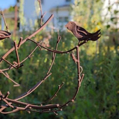 Amazing Wrought Iron Bird Bath/Feeder Tree