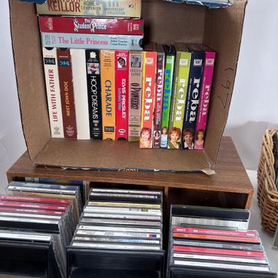 Reba DVDs CDs VHS Cd holder