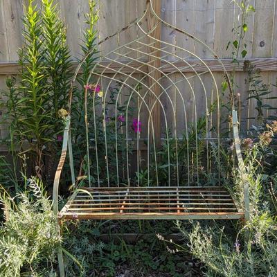 Absolutely Stunning Vintage Iron Bench