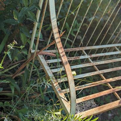 Absolutely Stunning Vintage Iron Bench