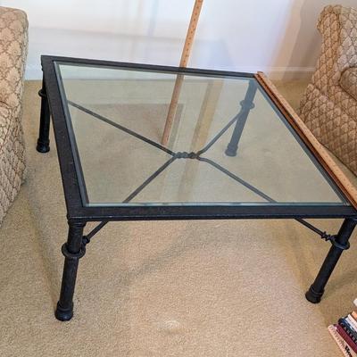 Vintage Wrought Iron Coffee Table