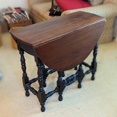 Antique Walnut Drop Leaf Table