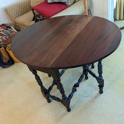 Antique Walnut Drop Leaf Table
