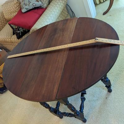 Antique Walnut Drop Leaf Table